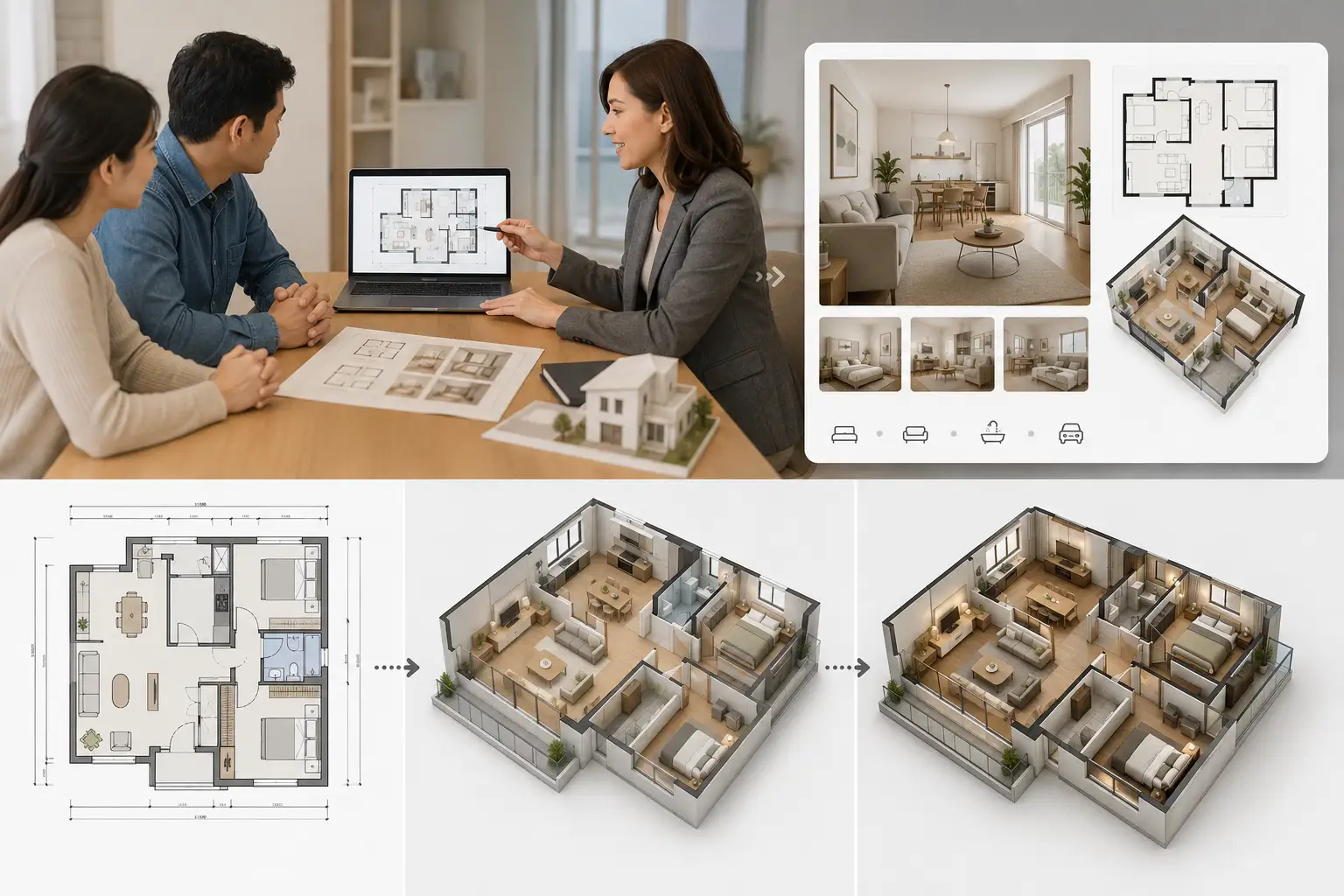 Present Clear Layouts for Clients and Listings