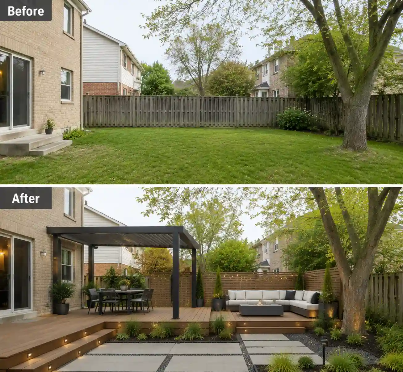 Modern garden design idea