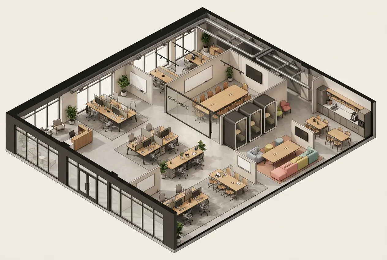 Open Office Layout