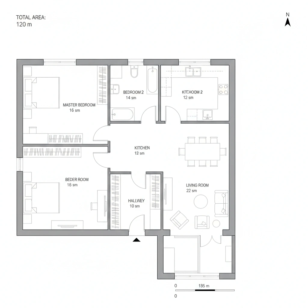 House Design AI 2D result