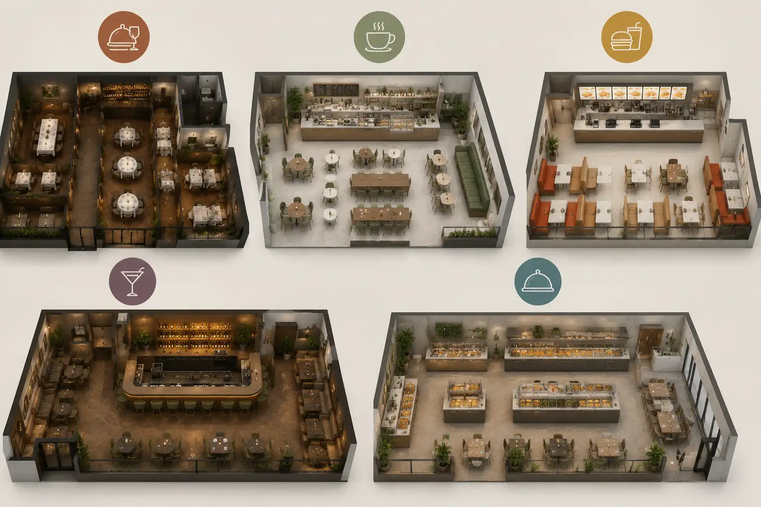 Find Layout Ideas For Different Restaurant Concepts