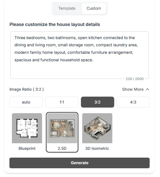 custom size and style settings
