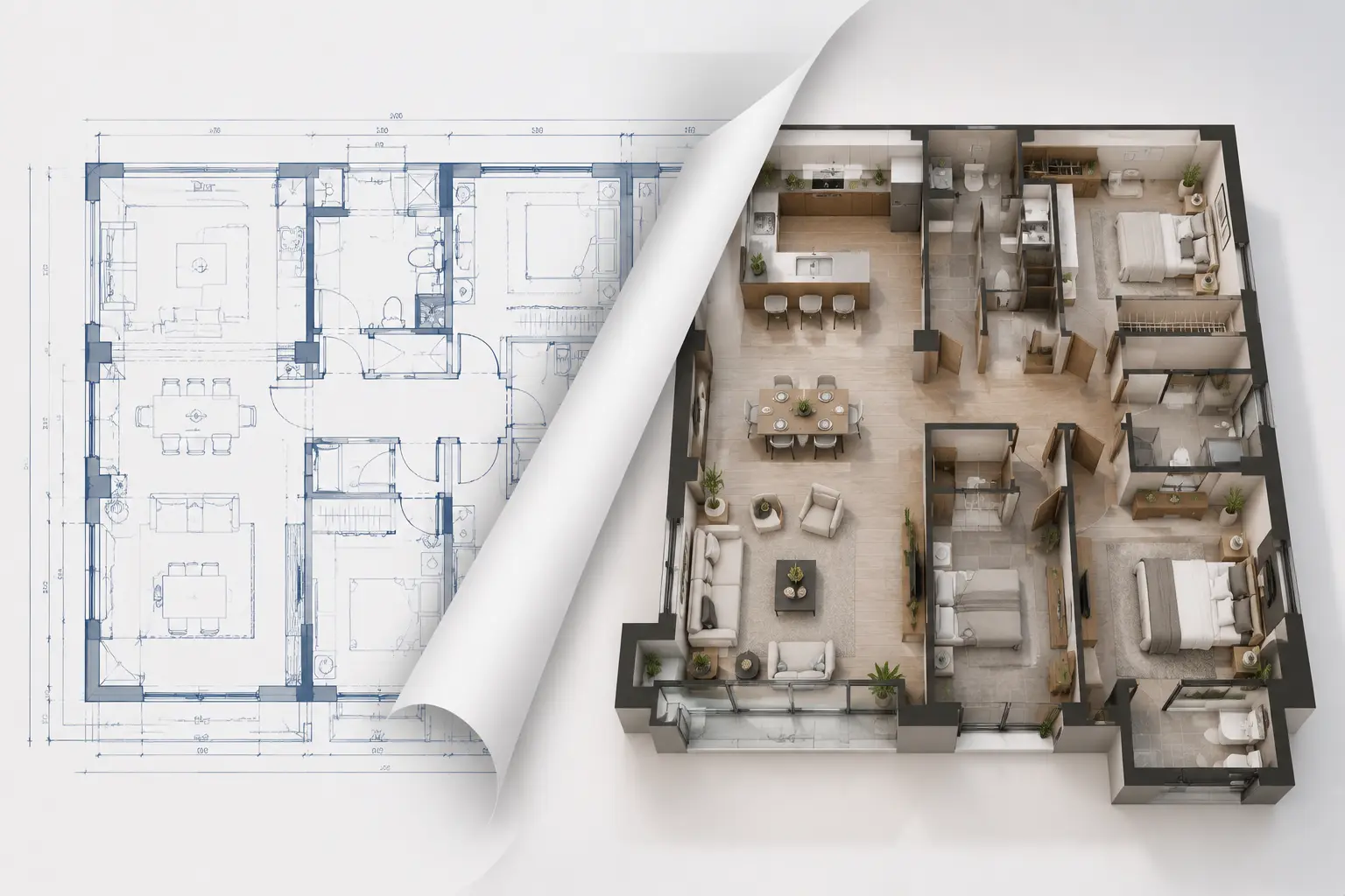 Floor Plan Rendering