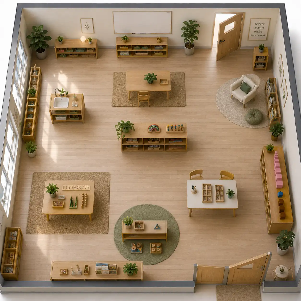 Montessori Classroom Layout
