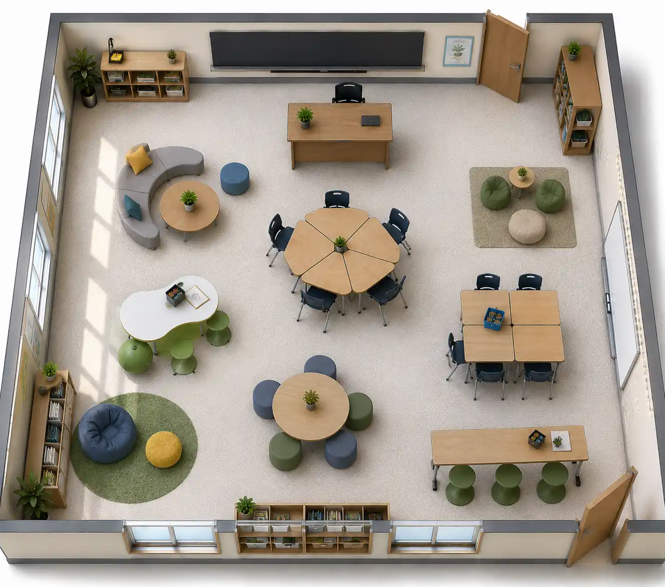 Flexible Seating Classroom Layout