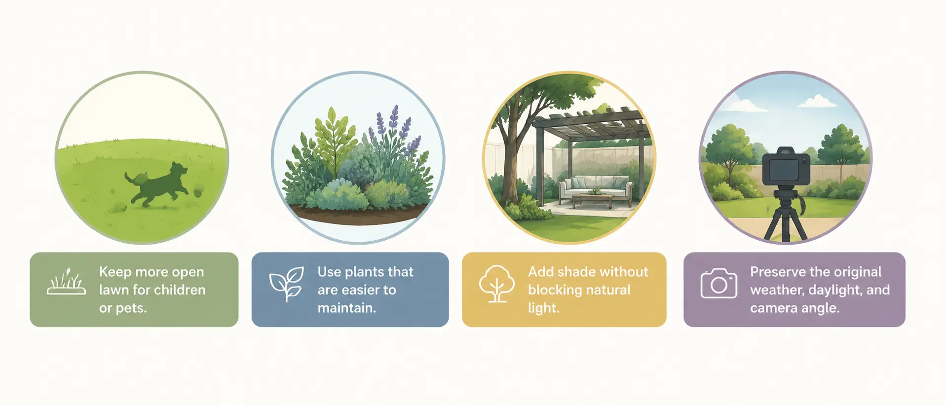 4 garden design tips
