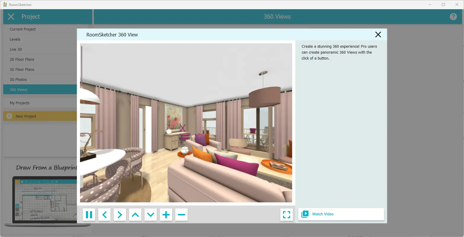 RoomSketcher 360 views