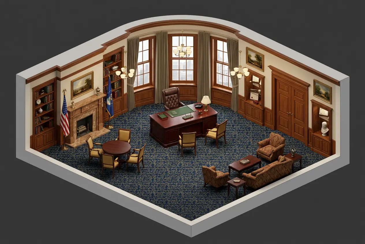 Oval Office Layout