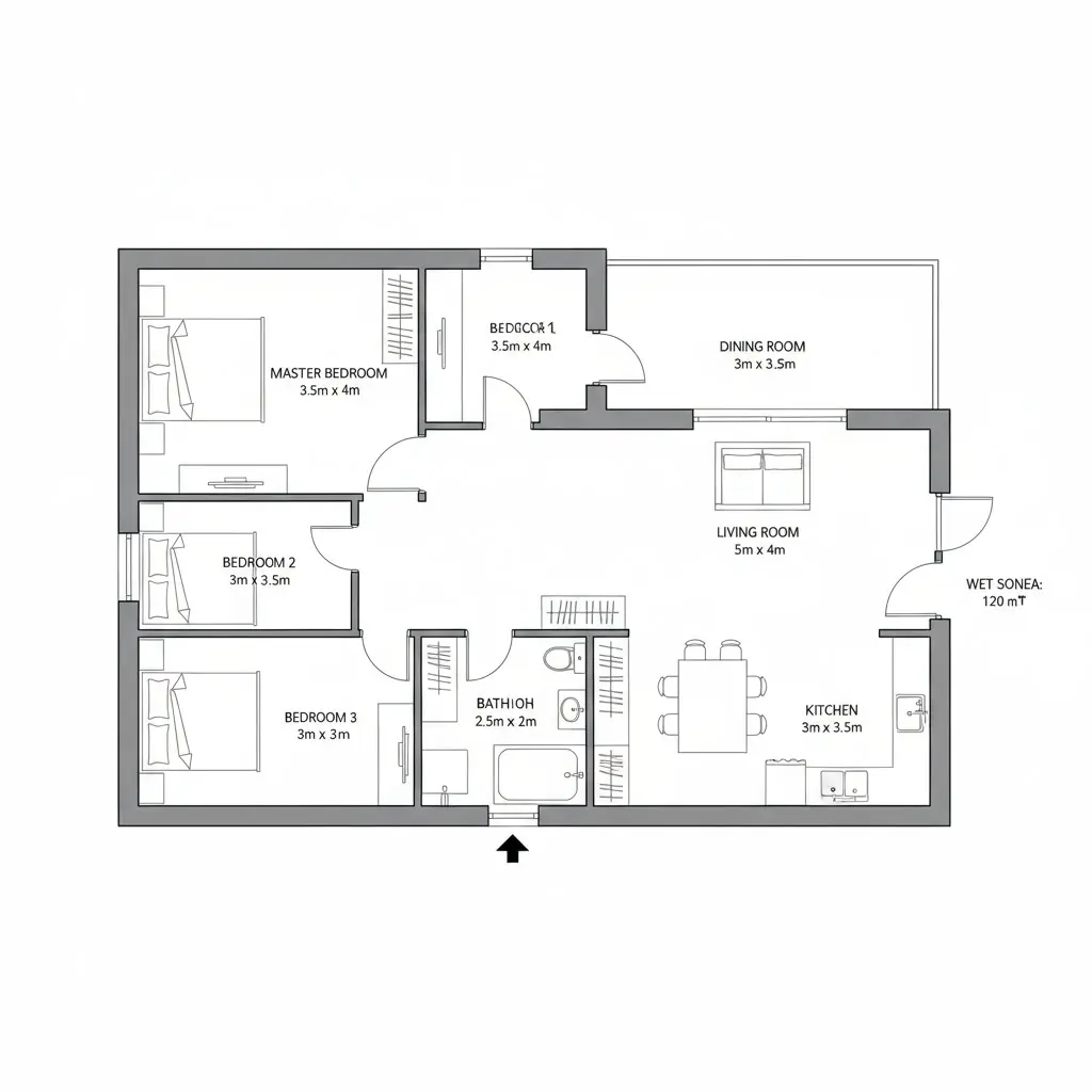 Home Design AI floor plan example