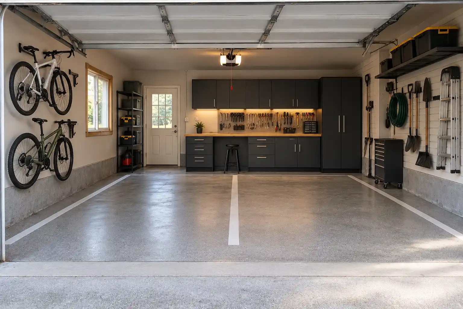 garage after ai interior design
