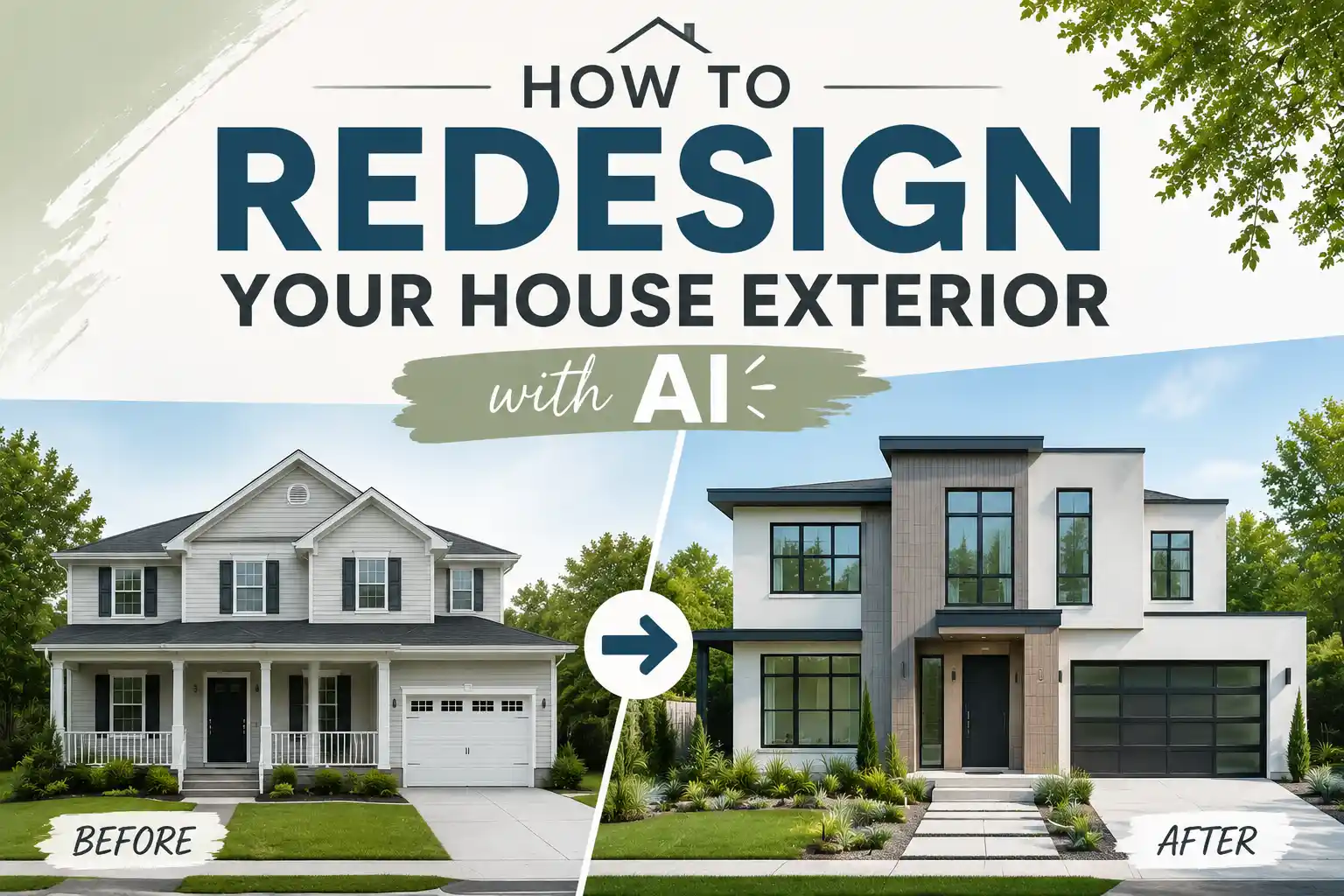 How to Use AI to Redesign Your House Exterior