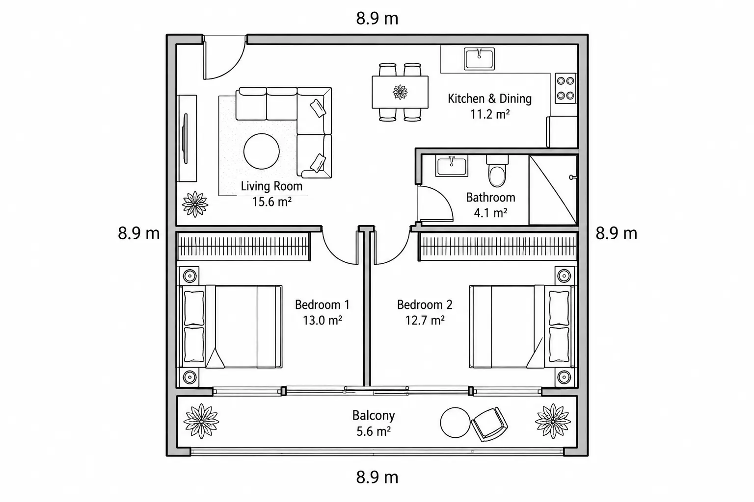Floor Plan Maker result