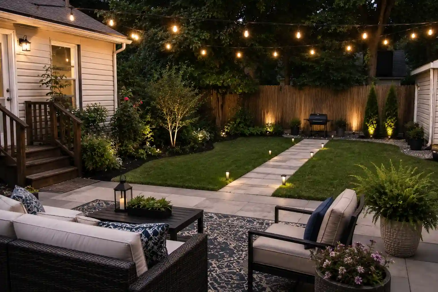 Morden Style Backyard