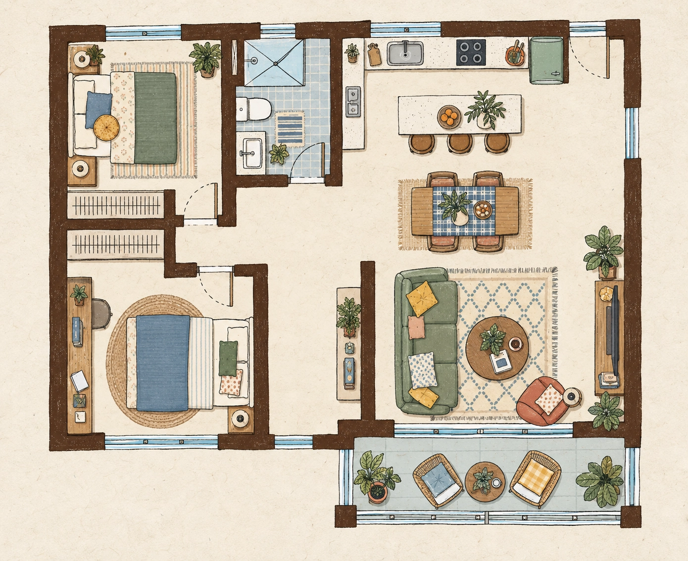 Illustrated 2D