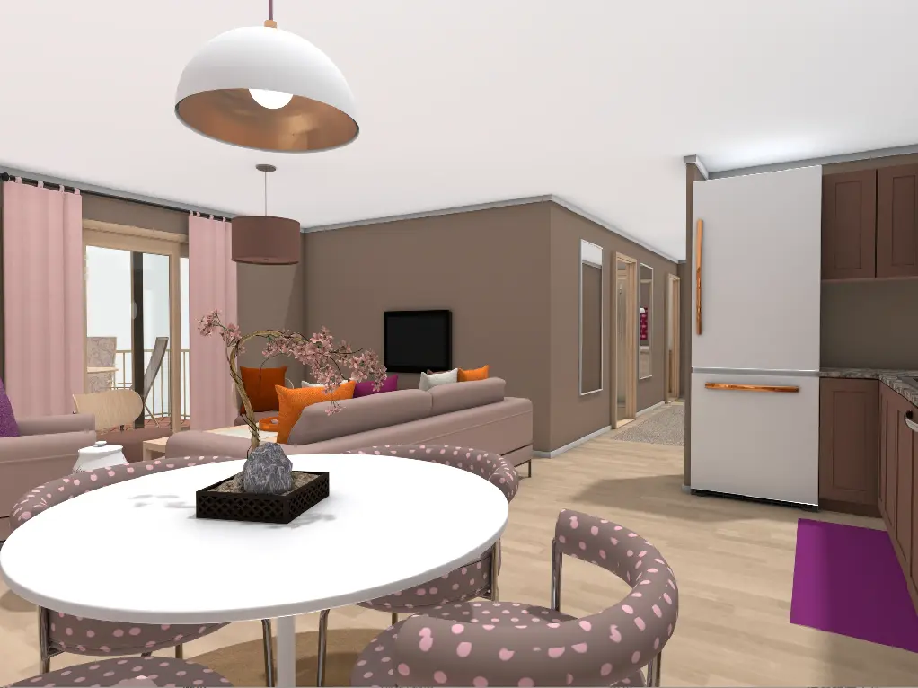RoomSketcher 3D Photo Living Room