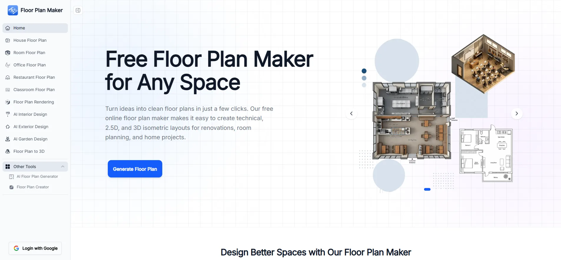 Floor Plan Maker Homepage