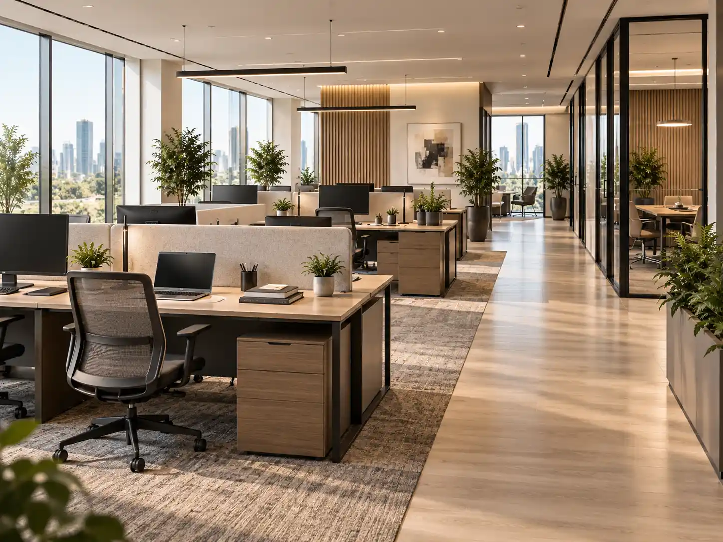 good employees desks position