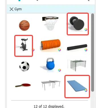 RoomSketcher gym