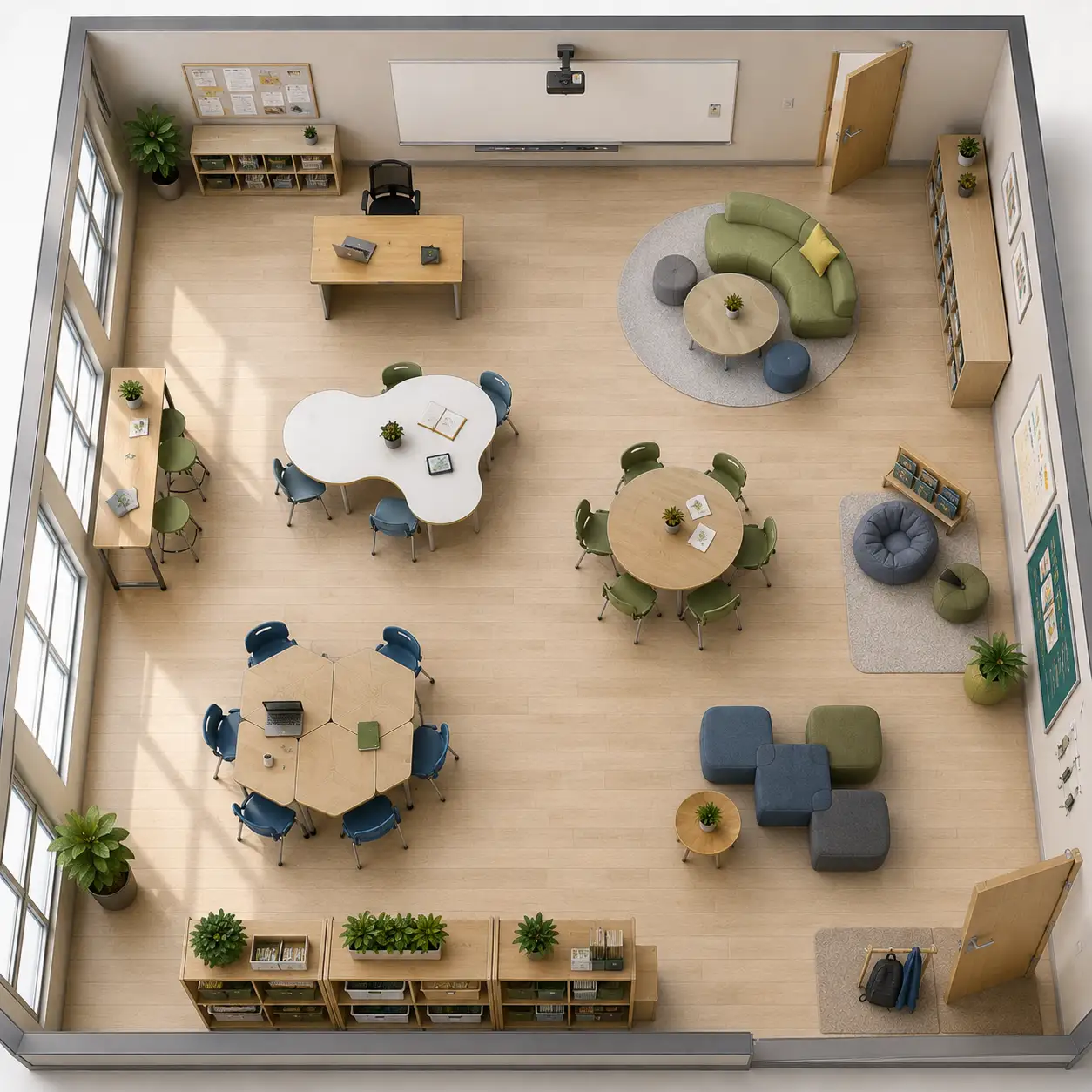 Open Classroom Layout