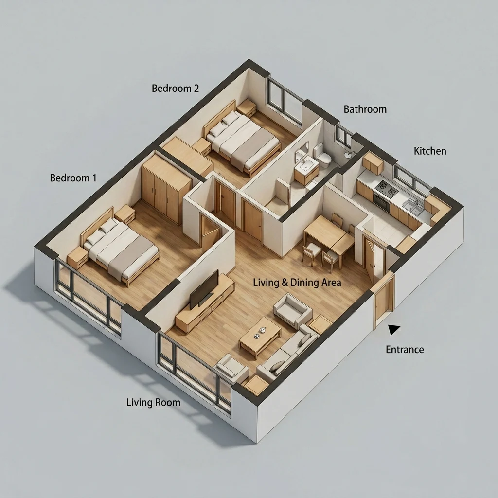 Floor Plan Maker 3D Result