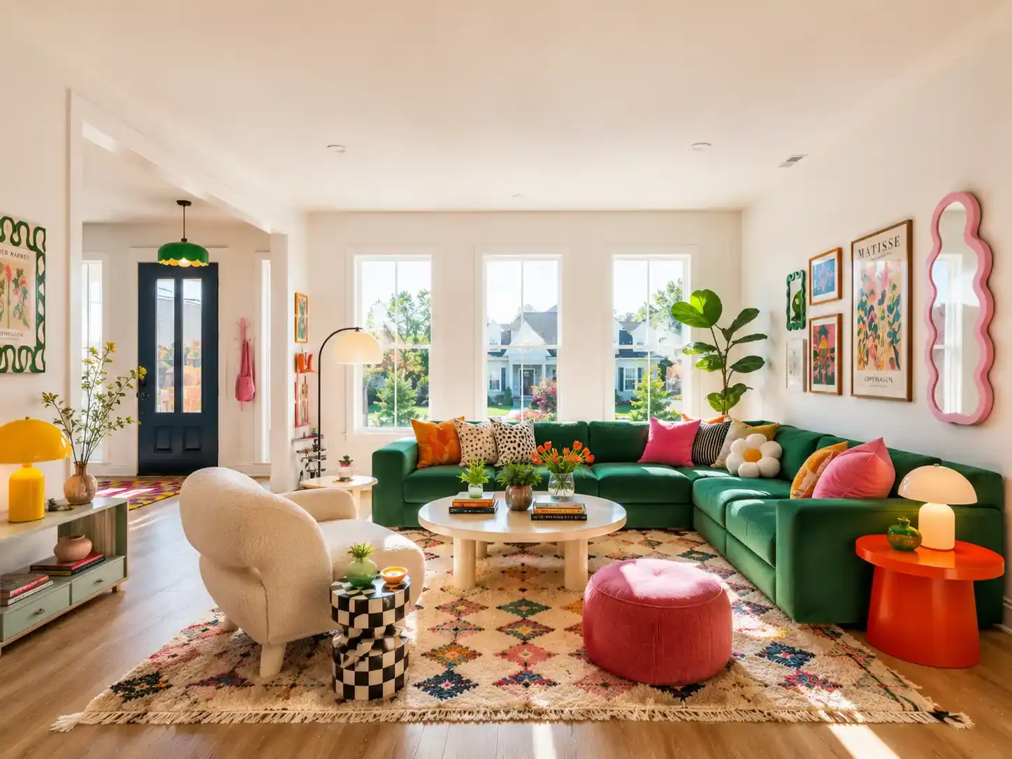 new living room after using visual staging ai