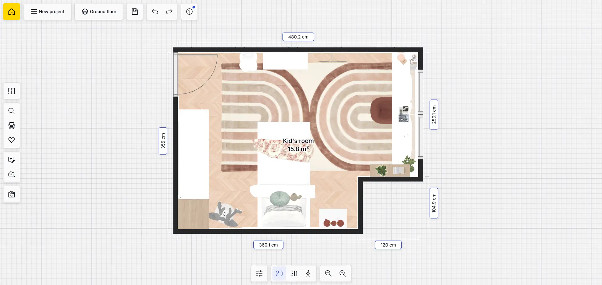 homebyme create room design