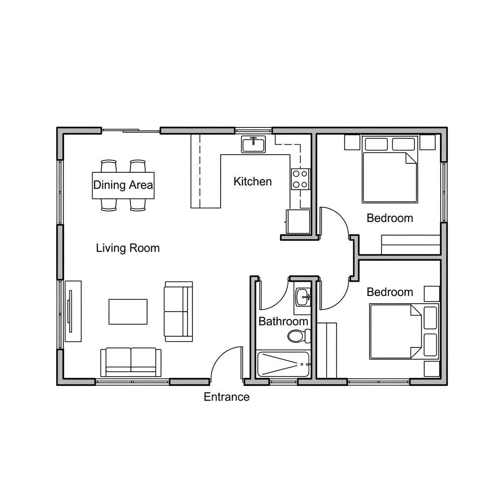Floor Plan Maker 2D Result