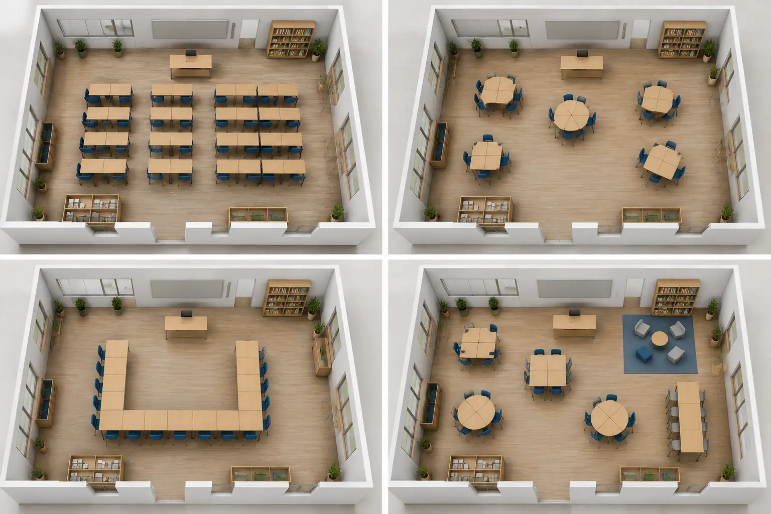 Adjust Seating and Classroom Structure Freely