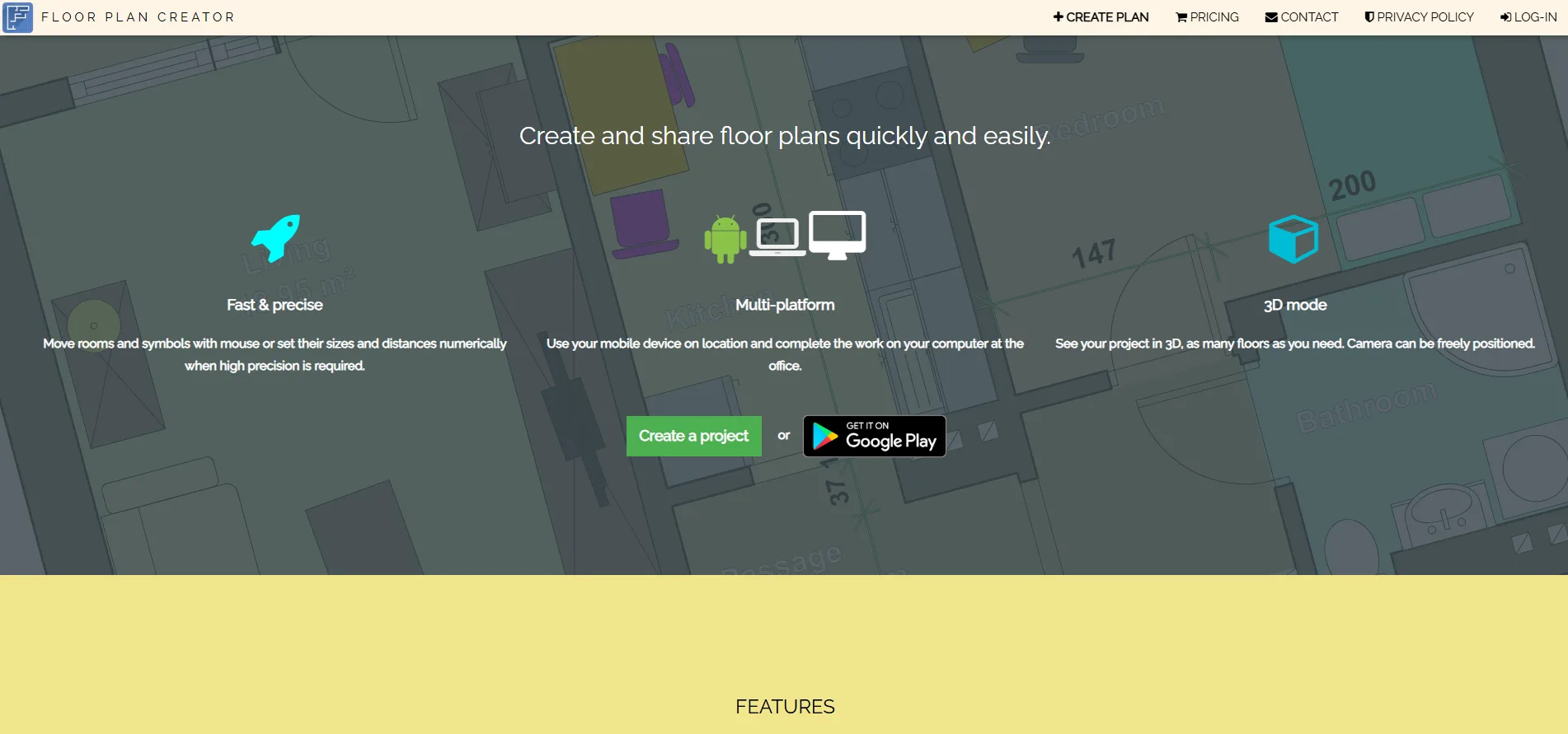 Floor Plan Creator Homepage