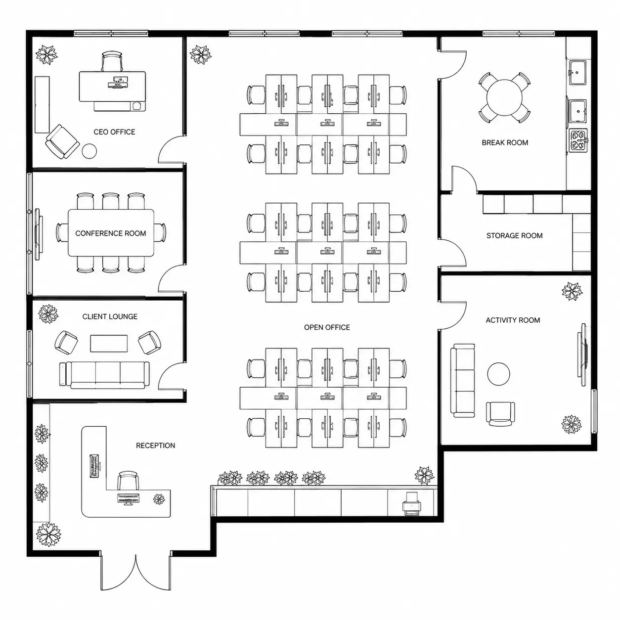 Office Spaces Designed for Efficiency