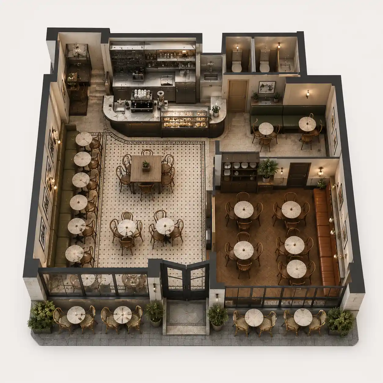 Cafe Floor Plan