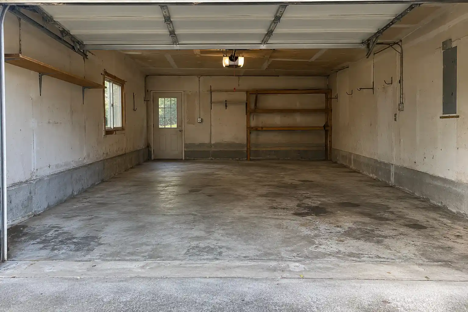 empty old garage photo