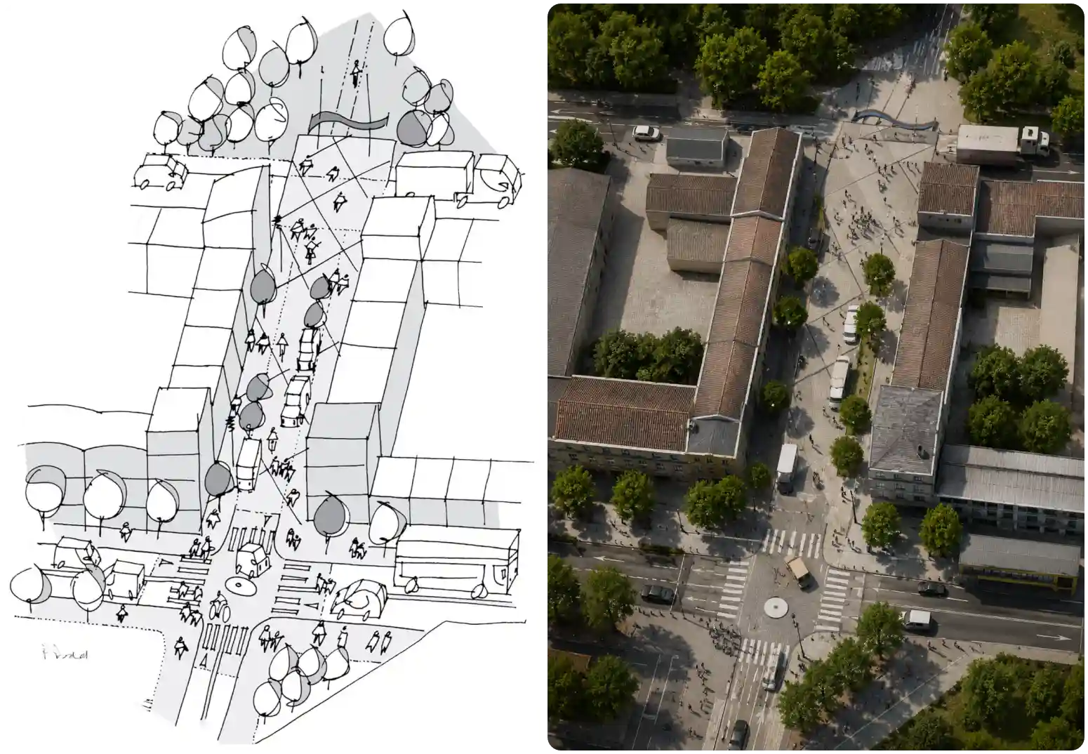 Street Layout to Public Space Visualization