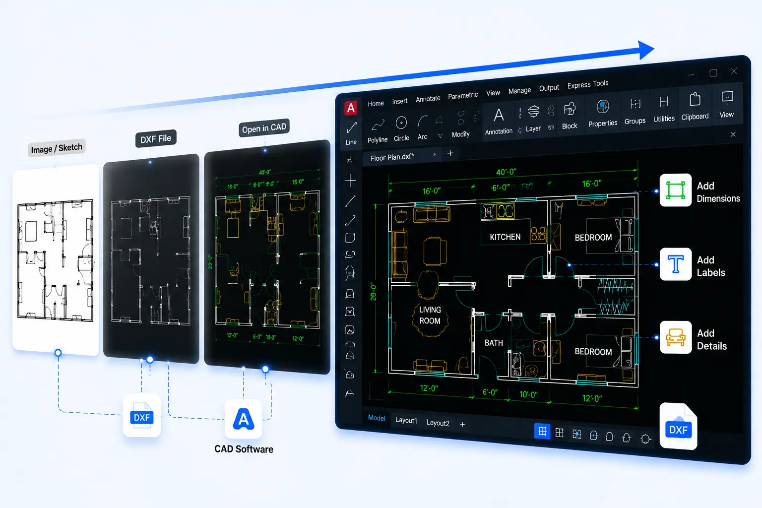 Continue Working in CAD