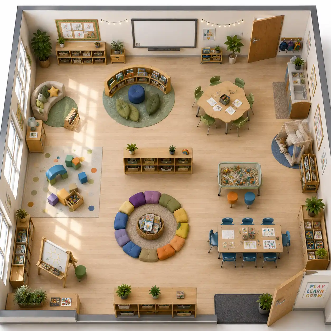 Preschool Classroom Layout