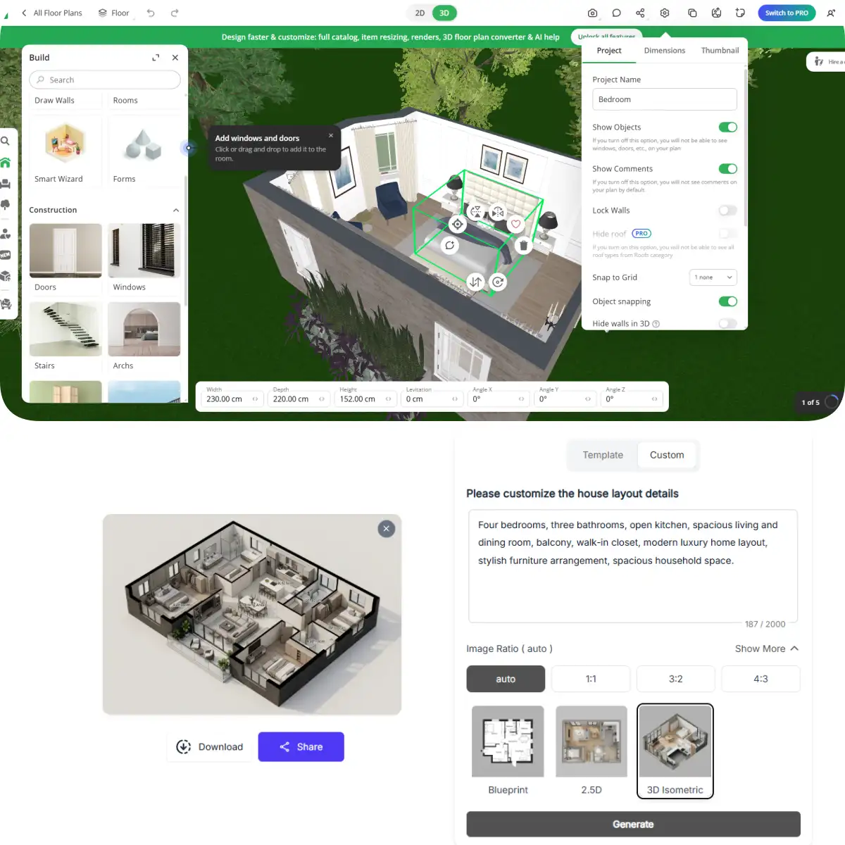 Hands-on drawing efficiency comparison between Planner 5D and Floor Plan Maker