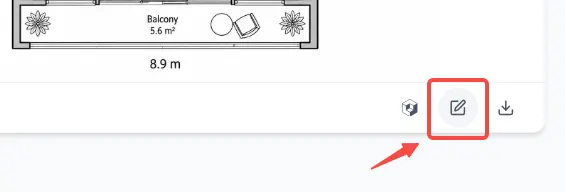 Floor Plan Maker Edit Button