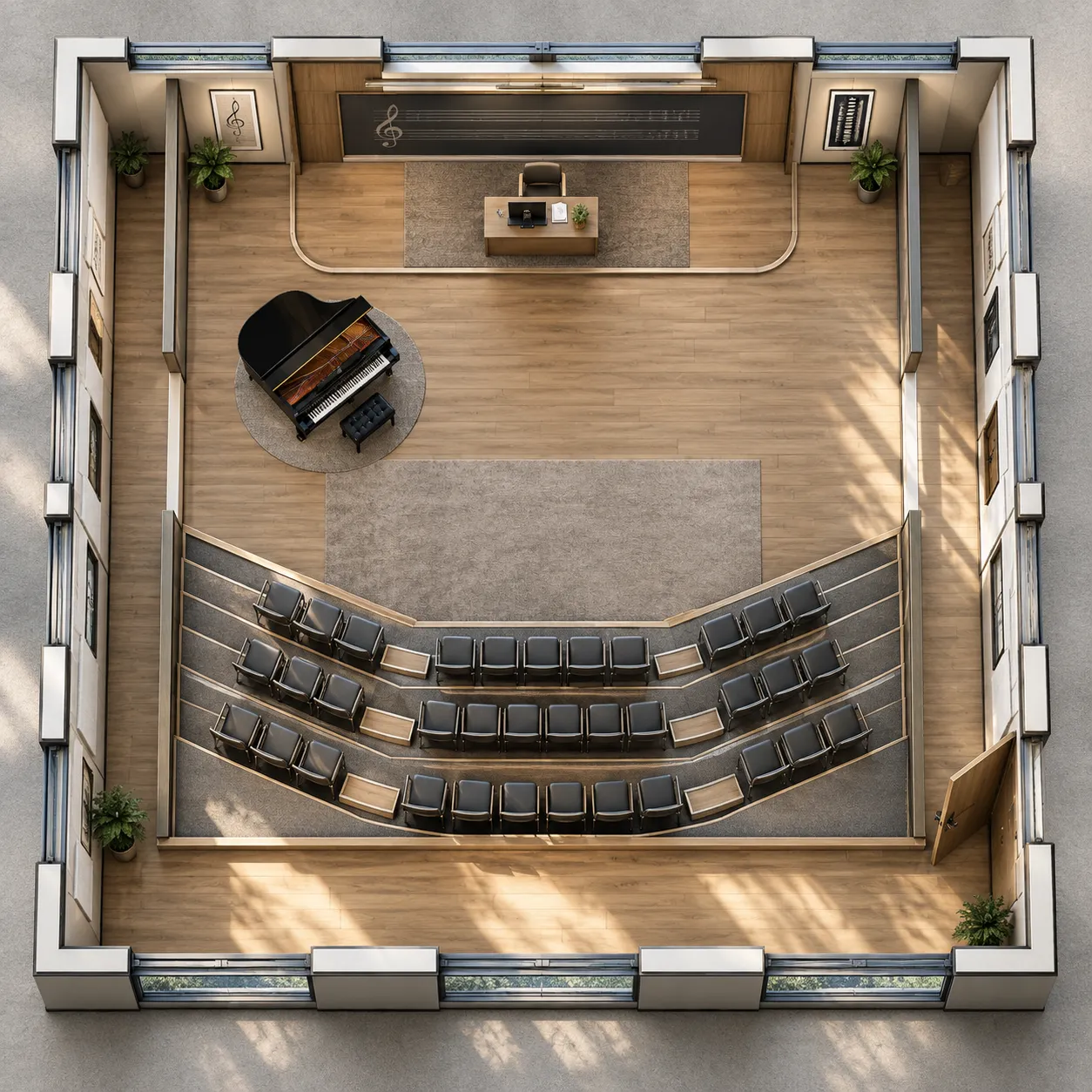 Luxury Modern Music Classroom