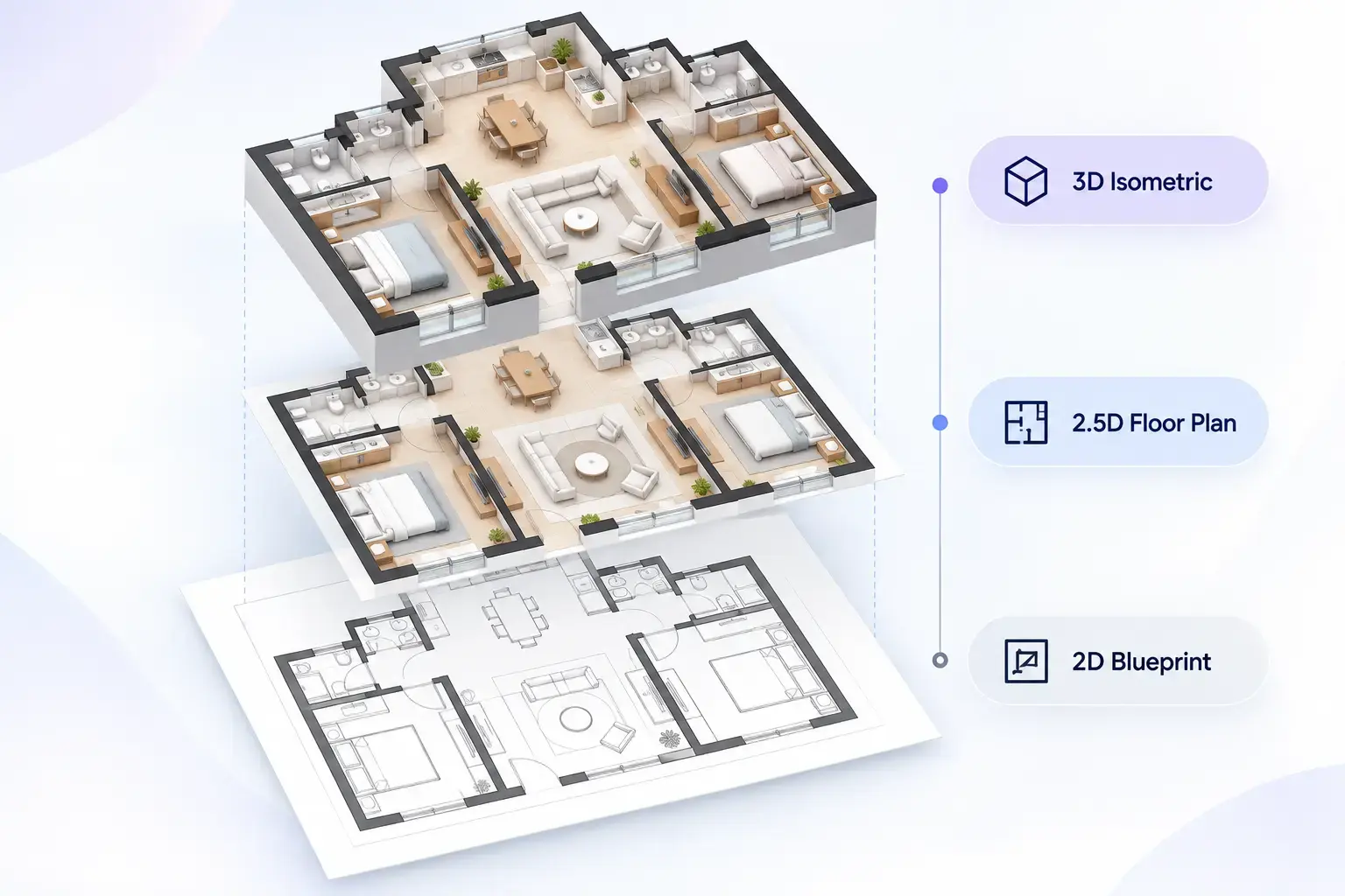 Visualize Your Home Layout in 2D and 3D