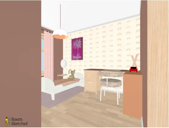 RoomSketcher 3D Photo Kid Room