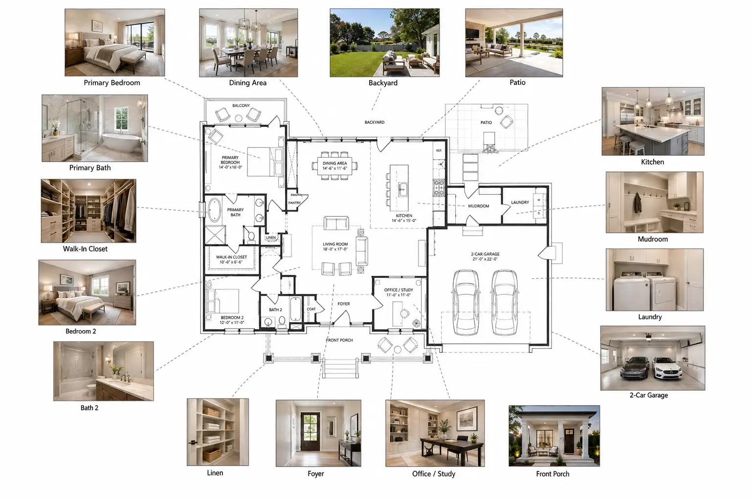 presentation view floor plan rendering