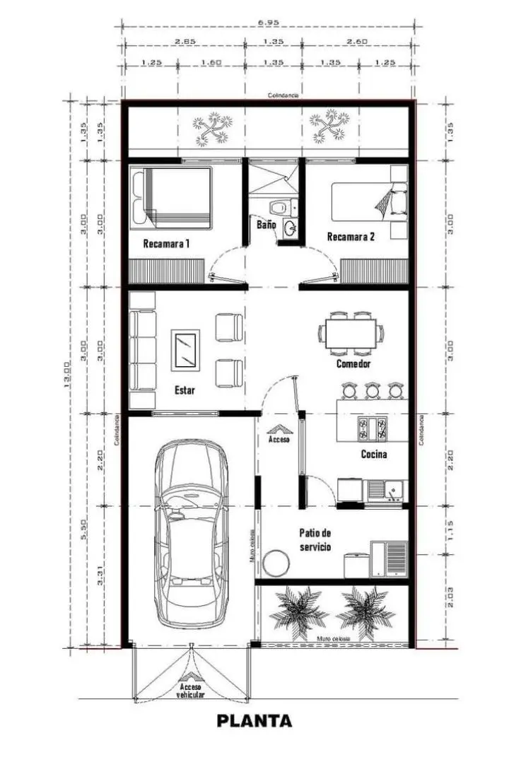 technical floor plan