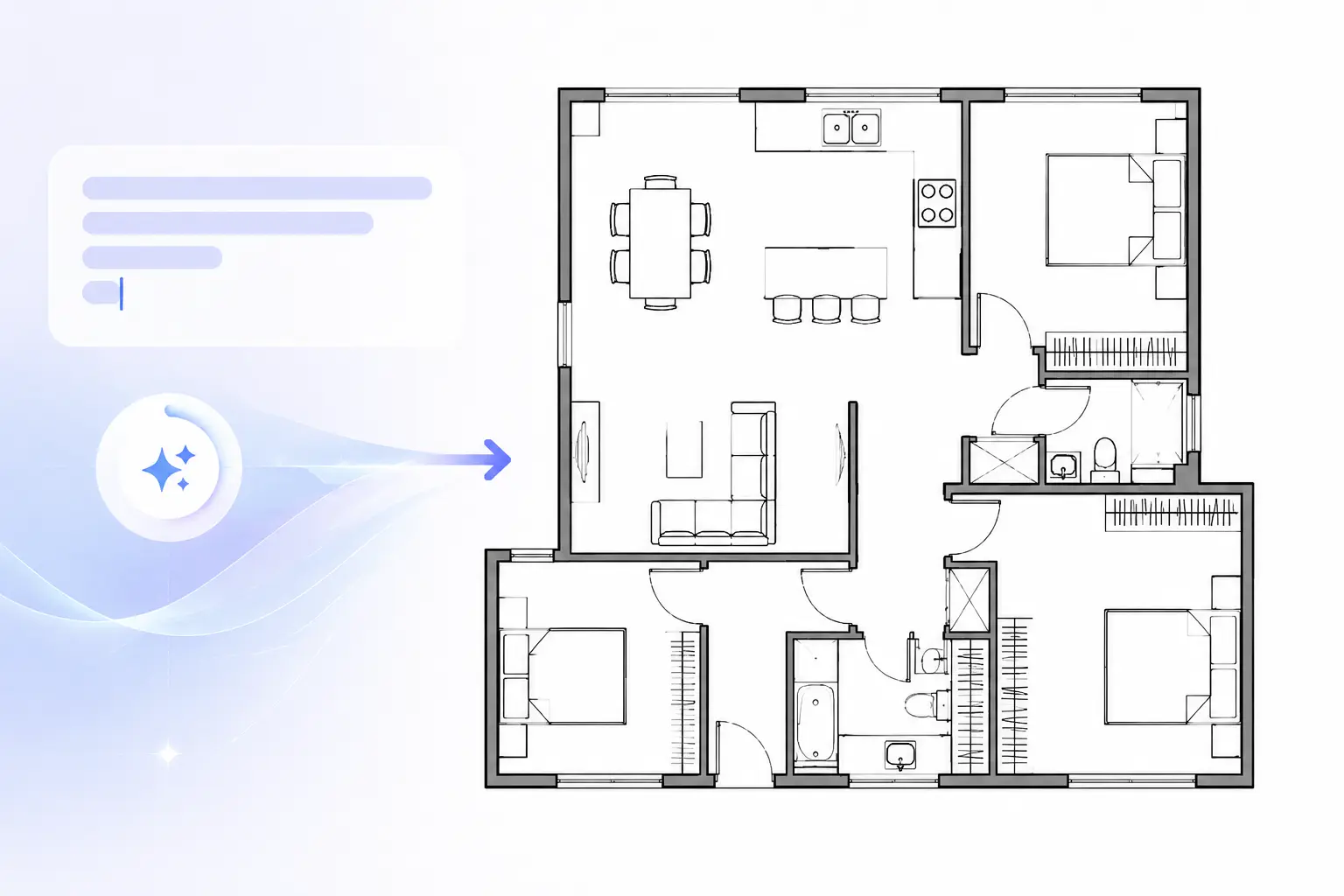 AI Floor Plan Generator from Text