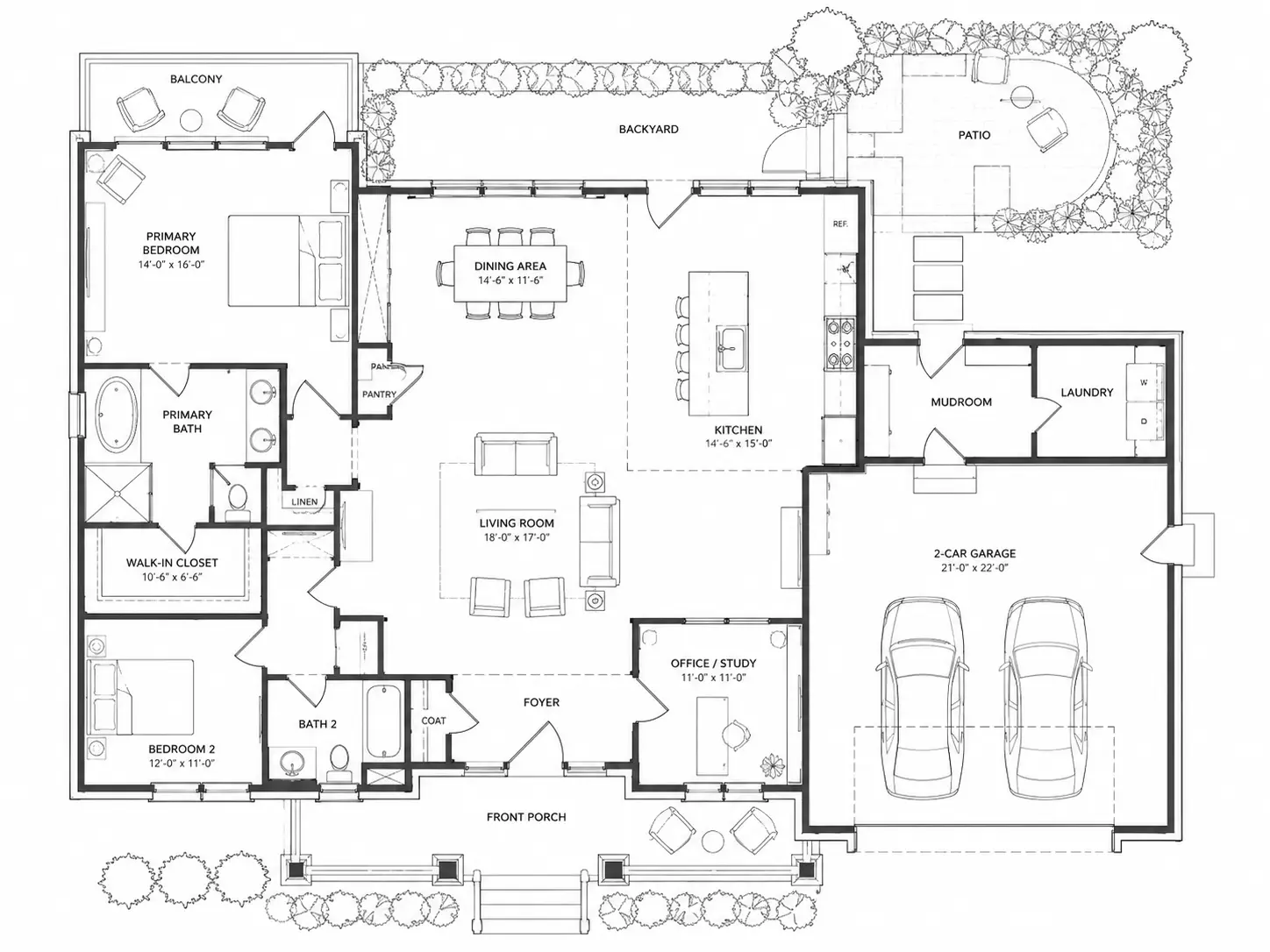 Floor Plan Rendering Before